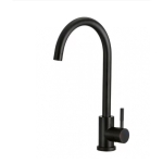 Смеситель для кухни D-Lin H155315-A нержавеющая сталь, черный