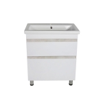 Тумба напольная AGATA Корсика 70 АТ70-699 Слейт 2 ящика с раковиной Como 70