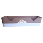 Полка многофункциональная прямая Comfort Life ЕК-517-03 бежево-белая