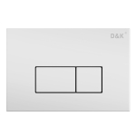 Кнопка механическая двойная D&K Rhein DB1499016 белый (для инсталляции DI8050127)