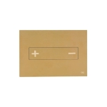 Кнопка механическая двойная OLI OCEANIA 882412 нержавеющая сталь, золото