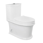 Унитаз моноблок напольный Knois KN6279000 косой выпуск, душевой тип смыва, микролифт, 70х38,5х74 см, Knois, , Knois