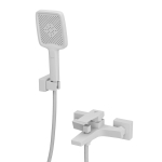 Смеситель для ванны RUSH Thira TR3635-44White с коротким изливом, белый, Коллекция Thira, , RUSH