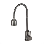 Смеситель для кухни Wasser Zimmer ZM-7728-2Q-750 графит с гибким изливом, SUS304, Смесители Wasser Zimmer, , Wasser Zimmer