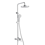 Душевая система Shevanik S4336 верхний душ, лейка, матовый хром, Коллекция S43, , Shevanik