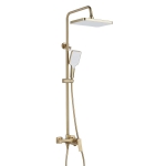 Душевая система Shevanik S4436G верхний душ, лейка, золото, Коллекция S44, , Shevanik