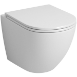 Унитаз подвесной Grossman GR-4455SQ торнадо, сиденье микролифт, 490х370х360 мм, Подвесные унитазы и биде, , GROSSMAN