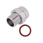 Соединитель с накидной гайкой прямой 1