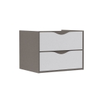 Тумба для ванны подвесная EQUIL Smile 60.2Y tpSMILE60.2Y-04 2 ящика со столешницей Smile 60 stSMILE60-07 без раковины