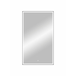 Зеркало Strong Black LED 700х1000 ЗЛП136 с сенсором, холодная подсветка