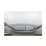 Кнопка механическая двойная Narrow пластик, хром глянцевый, OLI 152940