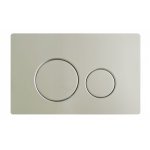 Кнопка механическая двойная Knois KN9900025 серебро