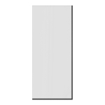 Шторка на ванну стеклянная 60х140 см Watersense Paula S W00211 тонированное закаленное стекло, профиль черный матовый