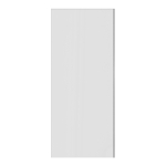 Шторка на ванну стеклянная 60х140 см Watersense Paula W00209 прозрачное закаленное стекло, профиль хром