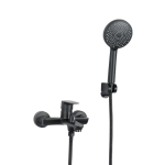 Смеситель для ванны OLIVE’S Tieso 26201TSB, черный, с коротким изливом (8)