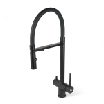 Смеситель для кухни DQ DA1462505 Black с подключением к фильтру питьевой воды, черный (10)