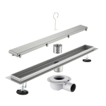 Желоб водоотводящий SAVOL S-DL01L-60 сатин, под плитку 60 см (6)