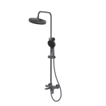 Душевая стойка BELZ B24786-3 с изливом, оружейная сталь (10)