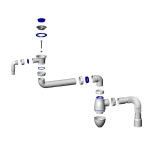 Cифон для мойки с диаметром подключения 1 1/2