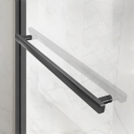 Полотенцедержатель Vincea Slim Soft VDS-1SS-GM-13B-1415, вороненая сталь
