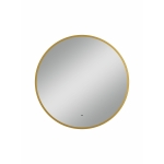 Зеркало D800 Mirgold LED ЗЛП5151 c бесконтактным сенсором, золотая окантовка