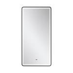 Зеркало с подсветкой EQUIL Stoune 500x900 zkSTOUNE50-15, черный