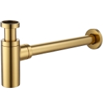 Сифон для раковины BELZ BX31-5 брашированное золото