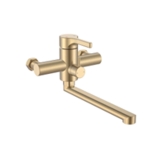 Смеситель для ванны Wasser Zimmer ZM-7781-16K матовое золото, длинный излив, SUS304 (12)