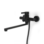 Смеситель для ванны Wasser Zimmer ZM-7781-16H черный, длинный излив, SUS304 (12)