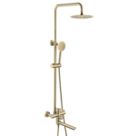 Душевая стойка со смесителем Wasser Zimmer ZM-7761-18K матовое золото, с изливом (6)