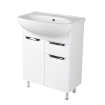 Тумба для ванны напольная AGATA Никас АТ60-200, 1 ящик с раковиной Уют 60