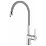 Смеситель для кухни LOFFREY LF84755-9, с гибким изливом, серый