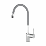 Смеситель для кухни LOFFREY LF84755-9, с гибким изливом, серый