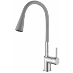 Смеситель для кухни LOFFREY LF84755-89, с гибким изливом, серый