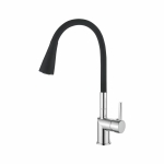 Смеситель для кухни LOFFREY LF84755-82, с гибким изливом, черный