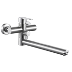 Смеситель для ванны Wasser Zimmer ZM-7761-16A матовый хром, длинный излив, SUS304 (12)