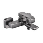 Смеситель для ванны GROSS AQUA 2510880GM Edge графит с коротким изливом