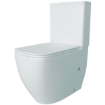Унитаз напольный безободковый торнадо Watersense Mandy Vortex W01855 микролифт 61,5х36,5х80 см