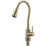 Смеситель для кухни Savol S-3002CM-07 матовое золото (5)
