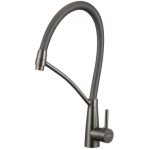 Смеситель для кухни Fmark FS8255Q-06 с гибким изливом, графит (6)