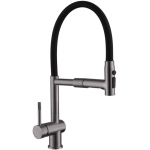 Смеситель для кухни Fmark FS0152Q графит, черный (6)