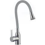 Смеситель для кухни Fmark FS8277A-04 с гибким изливом, хром, серый (6)