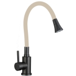 Смеситель для кухни Fmark FS8299H-12 черный, бежевый (6)