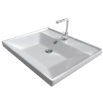 Раковина Лондон V42D1 Granit MARR MARRBAXX Сигнально-белый, 580х497х140 мм