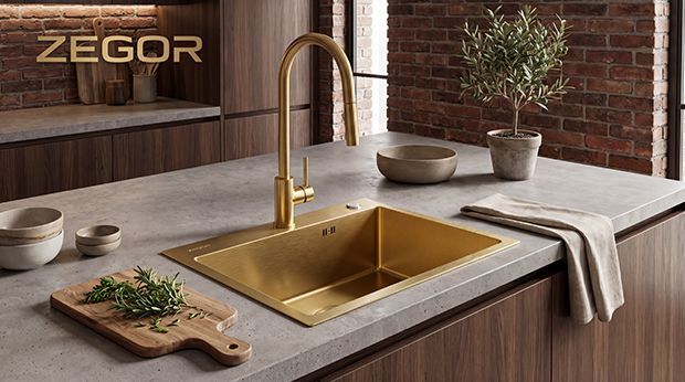 Обновление ассортимента: Мойки Zegor в цветах Золото, Графит и Сатин!