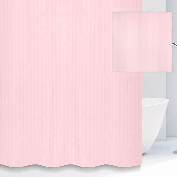 Штора для ванной Savol S-01820C c кольцами 180*180 см