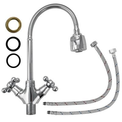 Смеситель для кухни Санакс 095 с гибким изливом