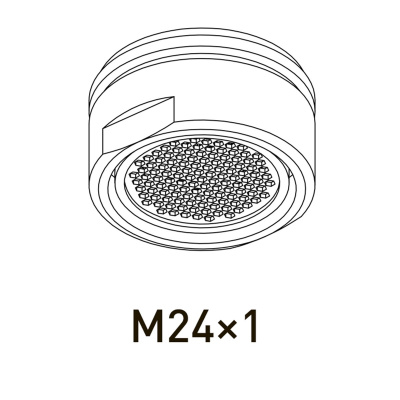 Аэратор GROSS AQUA, наружная резьба М24 CS0204
