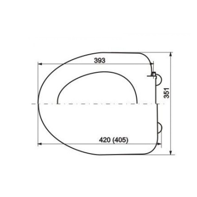 Сиденье для унитаза Уклад СУ 77.05.00 Белое
