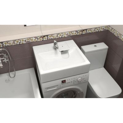 Раковина для ванной MARRBAXX Стайл V50D1 над стиральной машиной с кронштейном V50